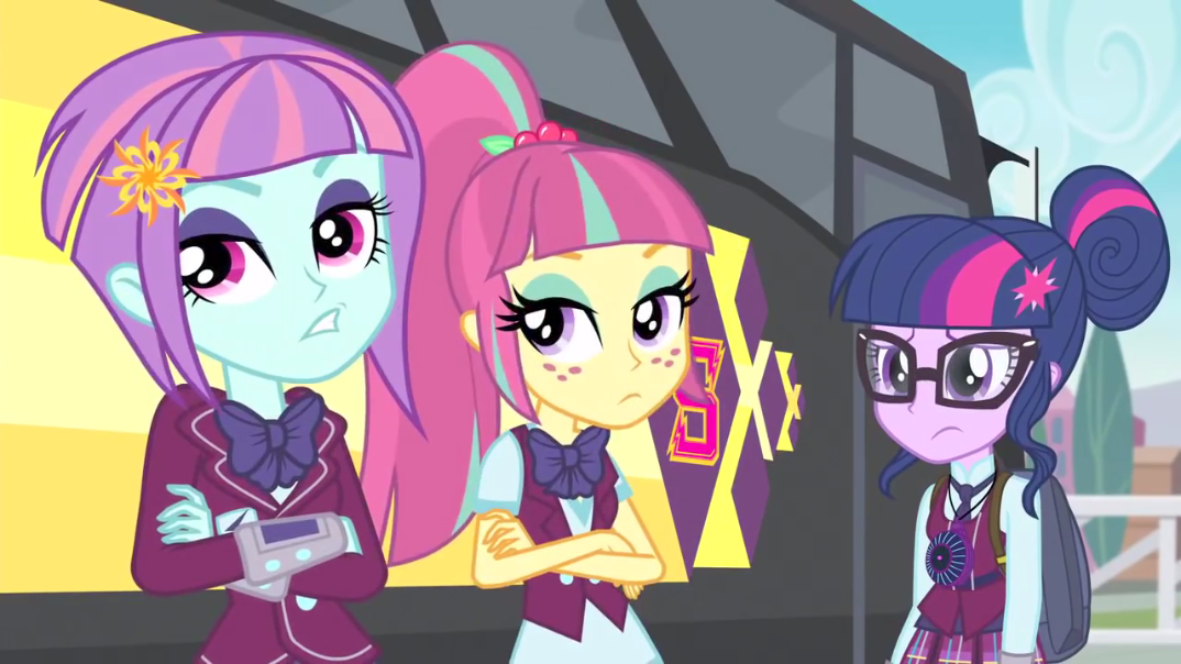 #1109576 - safe, screencap, sci-twi, sour sweet, sunny flare, twilight ...