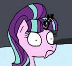 Size: 287x263 | Tagged: safe, artist:average-00, starlight glimmer, g4, cropped, reaction image