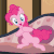 Size: 447x448 | Tagged: safe, screencap, pinkie pie, earth pony, pony, g4, pinkie apple pie, season 4, amused, animated, clapping, couch, cute, diapinkes, female, gif, looking at you, mare, open mouth, sitting, smiling, smiling at you, solo, underhoof, wide eyes