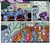 Size: 1333x1143 | Tagged: safe, artist:brenda hickey, idw, lyra heartstrings, professor inkwell, shining lights, spike, trixie, twilight sparkle, twinkleshine, dragon, pony, unicorn, g4, spoiler:comic, spoiler:comic40, :c, background pony, crying, female, filly, filly trixie, filly twilight sparkle, fuu hououji, hikaru shidou, magic knight rayearth, mare, sigh, umi ryuuzaki, unnamed character, unnamed pony, wut face, younger