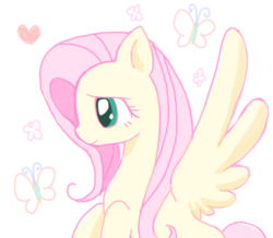 Size: 620x540 | Tagged: safe, artist:kokona, fluttershy, g4, female, solo