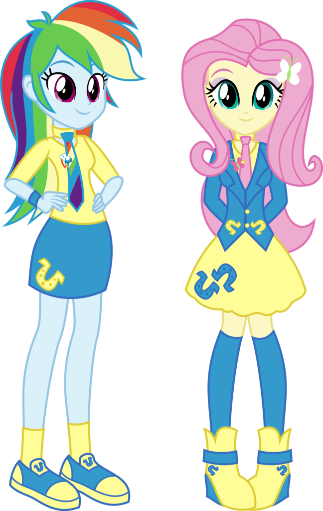 1110155 Safe Artist Osipush Fluttershy Rainbow Dash Equestria