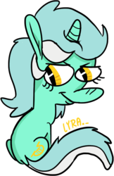 Size: 530x820 | Tagged: safe, artist:fancykarp, lyra heartstrings, g4, cartoony, cute, dreamworks face, female, lyrabetes, simple background, sitting, smiling, solo, transparent background