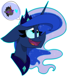 Size: 1024x1151 | Tagged: dead source, safe, artist:vegas-liights, king sombra, princess luna, bat pony, g4, bat ponified, bust, fangs, female, floppy ears, heart, implied lumbra, looking up, male, nightmare luna, open mouth, ship:lumbra, shipping, solo, straight