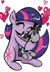 Size: 466x669 | Tagged: safe, artist:brenda hickey, edit, idw, smarty pants, twilight sparkle, pony, g4, spoiler:comic, spoiler:comic40, background removed, cute, female, filly, filly twilight sparkle, heart, simple background, solo, transparent background, twiabetes