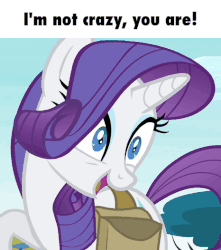 Size: 466x526 | Tagged: source needed, useless source url, safe, edit, edited screencap, screencap, rarity, g4, inspiration manifestation, animated, corrupted, female, inspirarity, meme, possessed, solo