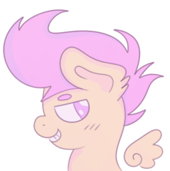 Size: 806x808 | Tagged: safe, artist:opalnet, scootaloo, g4, female, portrait, simple background, solo, transparent background