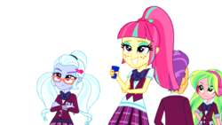 Size: 1024x576 | Tagged: safe, artist:caramels-photoshop, lemon zest, sour sweet, sugarcoat, equestria girls, g4, my little pony equestria girls: friendship games, background human, simple background, transparent background