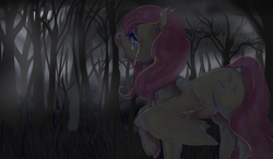 Size: 1521x890 | Tagged: safe, artist:colorlesscupcake, fluttershy, pegasus, pony, g4, crying, female, sad, solo