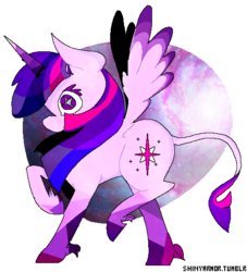 Size: 500x550 | Tagged: safe, artist:shinyarmor, twilight sparkle, alicorn, pony, g4, female, mare, solo, twilight sparkle (alicorn)