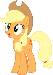 Size: 3566x5000 | Tagged: safe, artist:aethon056, applejack, do princesses dream of magic sheep, g4, .svg available, absurd resolution, female, simple background, smiling, solo, transparent background, vector