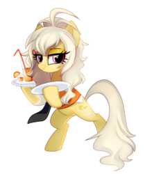 Size: 1024x1227 | Tagged: safe, artist:pepooni, oc, oc only, pony, bartender, bipedal, clothes, solo