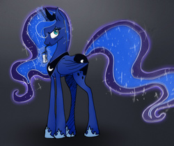 Size: 1024x855 | Tagged: safe, artist:bangaraa, artist:princess-katie, princess luna, g4, female, solo