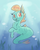 Size: 859x1087 | Tagged: safe, artist:nobody, oc, oc only, merpony, sharp teeth, solo, underwater