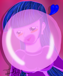 Size: 800x960 | Tagged: safe, artist:twibubblegum, twilight sparkle, human, g4, bubble, bubblegum, clothes, female, food, humanized, solo, sweater