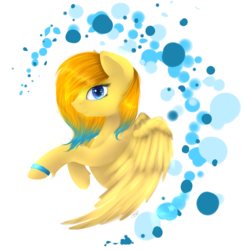 Size: 3352x3392 | Tagged: safe, artist:skajcia, oc, oc only, pegasus, pony, high res, pegasus oc, solo, wings