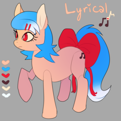 Size: 1280x1280 | Tagged: safe, artist:cherivinca, oc, oc only, oc:lyrical, reference sheet, solo