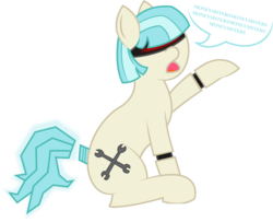 Size: 4896x3976 | Tagged: safe, artist:plone, coco pommel, pony, robot, robot pony, g4, coco bot, dialogue, female, robo pommel, simple background, sitting, solo, transparent background, vector