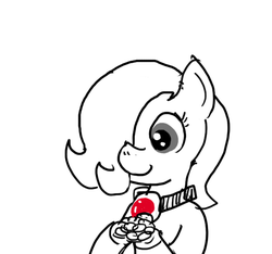 Size: 640x600 | Tagged: safe, artist:ficficponyfic, oc, oc only, oc:emerald jewel, earth pony, pony, colt quest, amulet, bits, child, coin, colt, cute, femboy, foal, gambling, hair over one eye, happy, male, money, smiling, story included, young