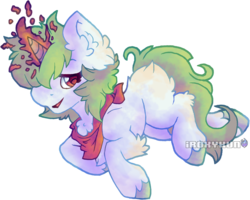 Size: 3105x2479 | Tagged: safe, artist:php166, oc, oc only, oc:svenka, pony, unicorn, bandana, bedroom eyes, clothes, female, high res, magic, mare, solo, unshorn fetlocks