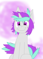 Size: 4000x5556 | Tagged: safe, artist:snap, oc, oc only, pony, unicorn, bad hair, bad hair day, gray, insanity, why