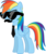 Size: 883x1041 | Tagged: safe, artist:l0gun, rainbow dash, pegasus, pony, g4, .svg available, earring, female, mousdash, moustache, necktie, piercing, simple background, solo, sunglasses, swag, transparent background, vector