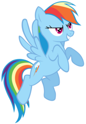 Size: 7000x10100 | Tagged: safe, artist:tardifice, rainbow dash, g4, absurd resolution, female, simple background, solo, transparent background, vector