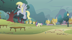 Size: 1280x720 | Tagged: safe, screencap, bon bon, derpy hooves, sweetie drops, pegasus, pony, g4, look before you sleep, female, mare