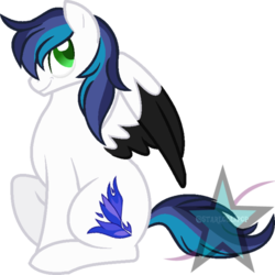 Size: 600x601 | Tagged: safe, artist:t-aroutachiikun, oc, oc only, oc:starfire, pegasus, pony, looking at you, male, not shining armor, simple background, solo, stallion, transparent background