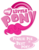 Size: 1599x2039 | Tagged: safe, artist:jamescorck, edit, pinkie pie, g4, best pony, best pony logo, logo, logo edit, logo parody, my little pony logo, simple background, transparent background, vector