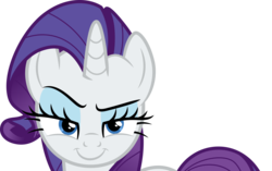 Size: 5000x3131 | Tagged: safe, artist:dashiesparkle, rarity, pony, unicorn, g4, .svg available, bent over, cute, dreamworks face, eyeshadow, female, high res, looking at you, makeup, mare, ponyscape, rapeface, raribetes, simple background, smiling, smiling at you, smirk, solo, transparent background, vector