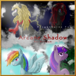 Size: 1117x1118 | Tagged: safe, artist:verbose, twilight sparkle, oc, alicorn, pony, g4, fanfic art, fanfic cover, female, mare, twilight sparkle (alicorn)