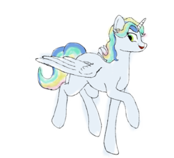 Size: 1356x1235 | Tagged: safe, artist:verbose, oc, oc only, oc:celestipants, crack shipping, joke oc, offspring, parent:fancypants, parent:princess celestia, solo