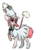 Size: 432x521 | Tagged: safe, artist:tay-niko-yanuciq, pony, clothes, dress, female, kill la kill, mare, nonon jakuzure, ponified, simple background, solo, transparent background