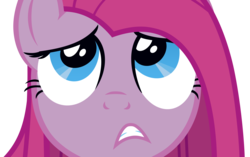 Size: 7200x4532 | Tagged: safe, artist:greenmachine987, pinkie pie, g4, party of one, absurd resolution, female, looking up, pinkamena diane pie, simple background, solo, transparent background, vector