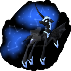 Size: 1024x1023 | Tagged: safe, artist:abdonis, nightmare moon, g4, female, solo