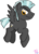 Size: 698x970 | Tagged: safe, artist:thewintercolt, thunderlane, pegasus, pony, g4, backwards cutie mark, flying, male, signature, simple background, smug, solo, stallion, transparent background