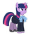 Size: 673x720 | Tagged: safe, artist:carnifex, twilight sparkle, g4, clothes, cute, female, pantyhose, shoes, skirt, skirt suit, solo