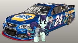 Size: 900x499 | Tagged: safe, coloratura, g4, car, chase elliott, chevrolet, nascar, racecar