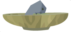 Size: 1024x465 | Tagged: safe, artist:marblelight, g4, hearthbreakers, bowl, food, no pony, object, rock, rock soup, simple background, soup, vector, white background
