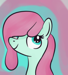 Size: 754x835 | Tagged: safe, artist:berrypunchrules, bubblegum brush, g4, female, filly, solo