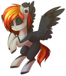 Size: 1024x1169 | Tagged: safe, artist:starlyfly, oc, oc only, pegasus, pony, solo