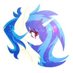 Size: 1063x1063 | Tagged: safe, artist:petrinox, dj pon-3, vinyl scratch, pony, g4, female, portrait, simple background, solo, transparent background