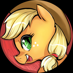 Size: 3200x3200 | Tagged: safe, artist:alts-art, applejack, earth pony, pony, g4, female, high res, portrait, smiling, solo