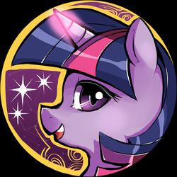 Size: 3200x3200 | Tagged: safe, artist:alts-art, twilight sparkle, pony, unicorn, g4, female, high res, portrait, smiling, solo