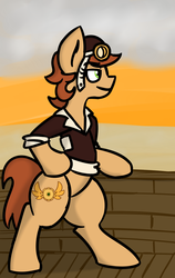 Size: 782x1235 | Tagged: safe, artist:coatieyay, oc, oc only, oc:copper wings, pony, bipedal, solo, standing