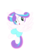 Size: 1936x2592 | Tagged: safe, artist:squipycheetah, princess flurry heart, g4, season 6, baby, clothes, cute, diaper, female, filly, floating, flurrybetes, flying, happy, looking back, looking sideways, older, open mouth, pants, shorts, simple background, smiling, solo, spread wings, transparent background, vector