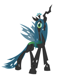 Size: 3000x3636 | Tagged: safe, artist:alexiy777, queen chrysalis, changeling, changeling queen, g4, crown, female, jewelry, regalia, simple background, solo, transparent background, vector
