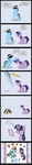 Size: 725x3722 | Tagged: safe, artist:niban-destikim, rainbow dash, twilight sparkle, bat, eagle, falcon, owl, pegasus, pony, unicorn, g4, may the best pet win, bff, collar, comic, crayon, crying, drawing, duo, heart, leash, magic, pet, pet play, pettwi, unicorn twilight