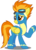 Size: 3642x5000 | Tagged: safe, artist:dashiesparkle, spitfire, pegasus, pony, g4, rarity investigates, .svg available, absurd resolution, clothes, female, goggles, mare, ponyscape, raised hoof, simple background, solo, transparent background, uniform, vector, wonderbolts uniform